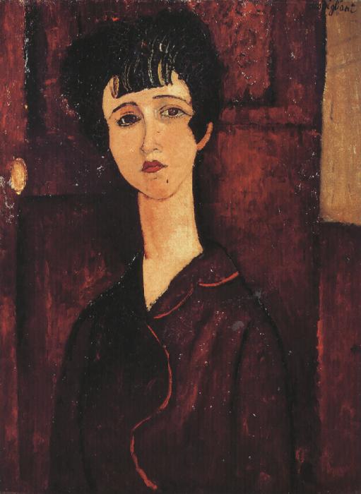 Amedeo Modigliani Portrait of a Girl (mk39) oil painting picture